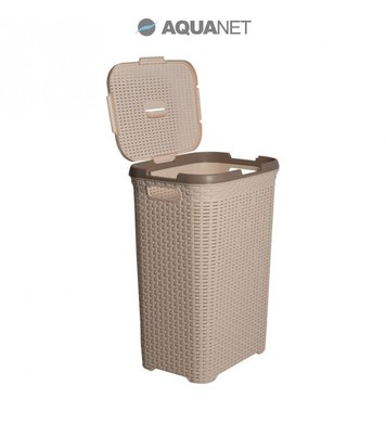 Корзина для белья Aquanet VD043, бежевый