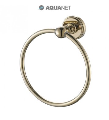 Держатель для полотенец Aquanet 4680, золото