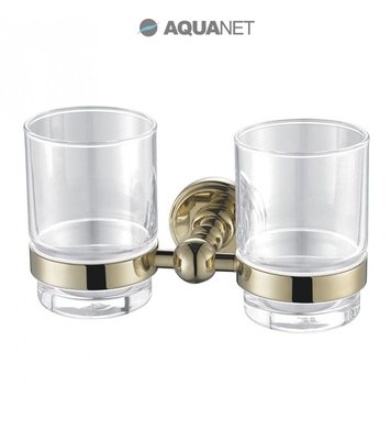 Стакан Aquanet 4684D, золото (двойной)