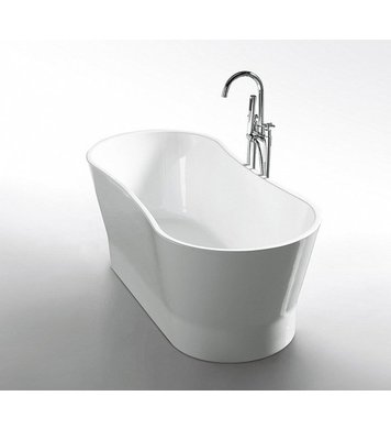 Акриловая ванна BelBagno BB406-1650-730, 165x75 см