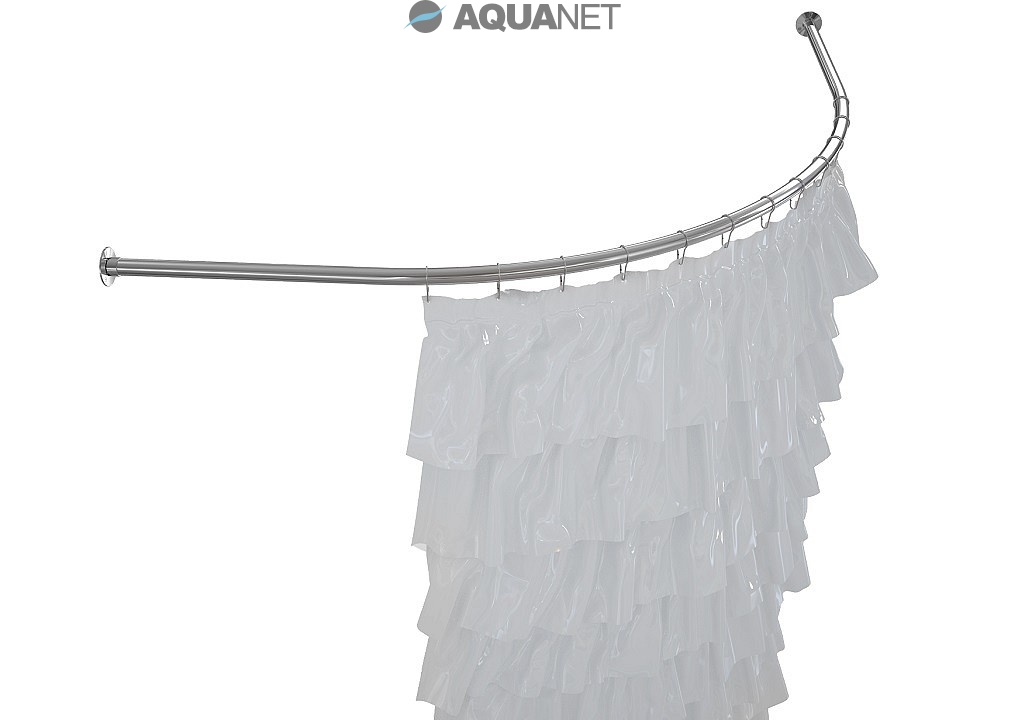 Карниз для ванны Карниз Aquanet Jersey Дугообразный 170х90