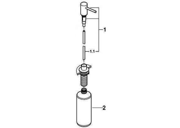 Дозатор для жидкого мыла Grohe Cosmopolitan 40535000