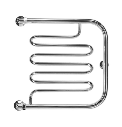 Полотенцесушитель водяной Terminus Фокстрот Лиана 500x500 хром